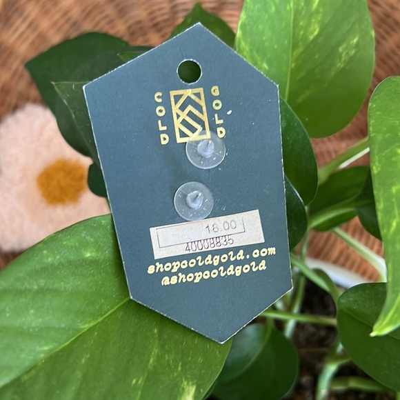 Geometric Stud Earrings - Picture 2 of 2